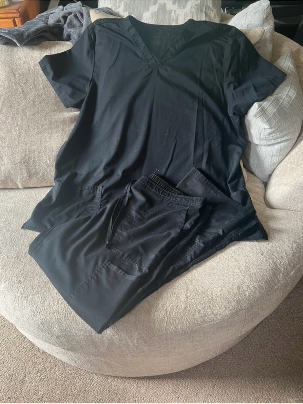 Cherokee Black Two Piece Set- Size 3XL/XL